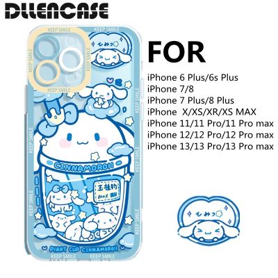 Hot Sale Dllencase เคสโทรศัพท์มือถือแบบนิ่ม TPU ใส กันกระแทก ลายการ์ตูน สําหรับ Compatible For iPhone 14 13 Pro Max 6 Plus 6s Plus 7 7 Plus 8 8 Plus X XS XR XS Max 11 12 13 Pro Pro Max A250