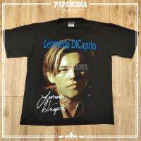 【HOT】 [ TITANIC ] Leonada DiCaprio  ลีโอนาโด ไททานิก บูทเลก ผ้า100 ฟอกนุ่ม วินเทจ เฟดสวย Papamama Vintage