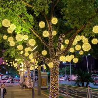 ❂☊  Manufacturer provides straightly led lightsledlightover the sky star chinlon light outdoor chandeliers hanging tree decoration ball lamp