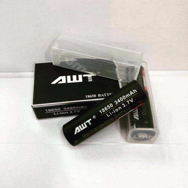 ถ่านชาร์จ-awt-imr-18650-3400mah-ของแท้ตรวจสอบโค๊ดได้-1ก้อน