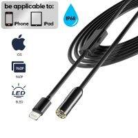 【HOT】□ஐ✜ Industrial Endoscope HD960P with IPhone Ipad Pipe Inspection Borescope 8MM 8LED IP68