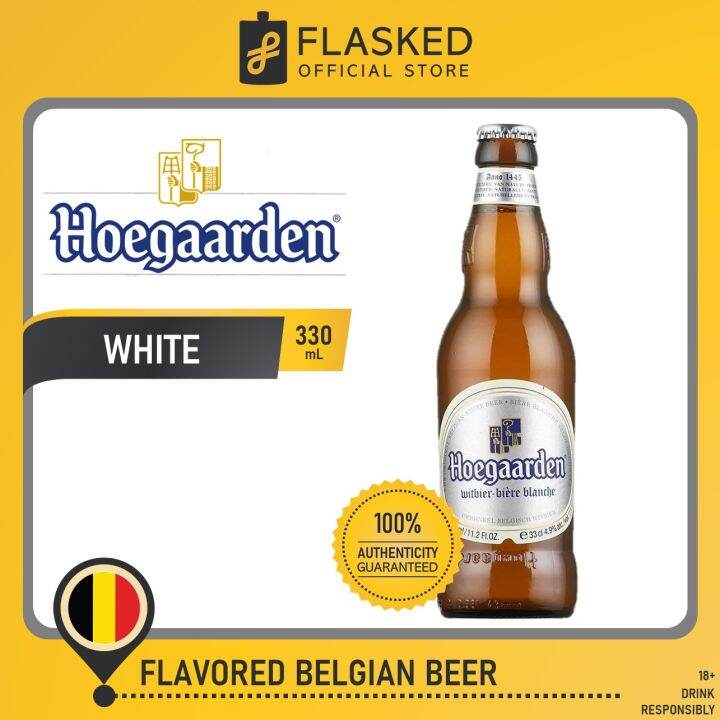 Hoegaarden White Belgian Beer Bottles 330mL Lazada PH