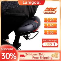 Bike Seat Bicycle Saddle with Taillight Mountain Cushion Bicycle Big Butt Widened Soft Saddle Comfortable Seat Bike Accessories Saddle Covers