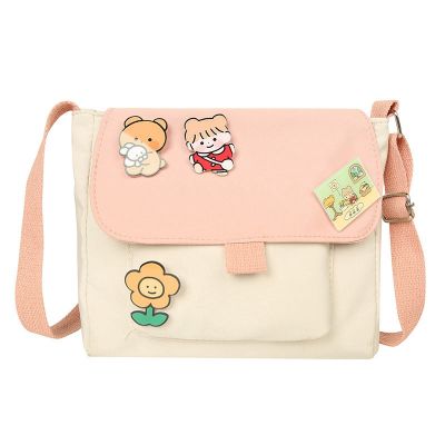 Korean Cute Small Bag Soft Sister Girl Heart Soft Cute Student Shoulder Bag Japanese Harajuku Messenger Bag Woman