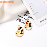 ?【Lowest price】Wonderful แปรงทาสีทอง4ชิ้น ล็อตจี้เสน่ห์ DIY ต่างหูทำเครื่องประดับ