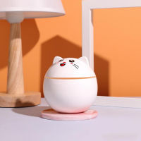 Air Humidifier for Home Ultrasonic Car Mist Maker with Colorful Night Cat USB Lamps Mini Office Air Purifier