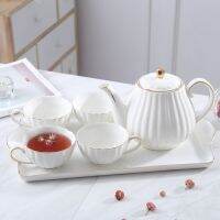 Genuine Original High-end European-style coffee cup and saucer afternoon tea set cup office creative gift simple ceramics with spoon 2023 new cup