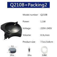 ปั๊มลมนาโน Jebo ค้างคาวติดเงียบเงียบ220V ~ 240V กับอากาศหินน้ำในตู้ปลาสีดำ/ ขาว Q2210 Q210B P2