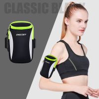 卐☊☸ HAISSKY 3031 Sports Running Armband Bag For iPhone 14 Pro Max 13 Mini 12 11 XR SE3 GYM Belt Arm Phone Pouch Card Wallet Holder