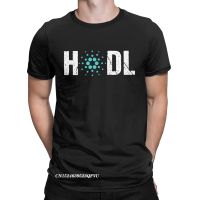 HODL Cardano ADA เสื้อยืดคอกลมแขนลำลองขาสั้นสำหรับผู้ชายและผู้หญิงเสื้อยืดคอกลมพิมพ์ลายแฟชั่นคอกลมผ้าคอตตอน100% ฤดูร้อนสำหรับผู้ชายและผู้หญิงเสื้อยืดแบรนด์เสื้อยืดผู้ชายสไตล์ป๊อปยูนิเซ็กส์ Xs-3xl