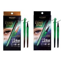 BROWIT AURORA LONG STAY EYELINER บราวอิท ออโรร่า ลอง สเตย์ อายไลน์เนอร์ อายไลน์เนอร์หัวพู่กัน 0.5g (1 ชิ้น)