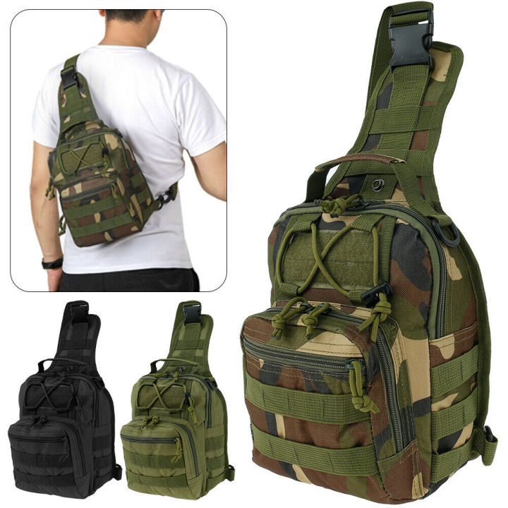 Backpack Crossbody Bag` Sport Tactical Bag Chest | Lazada