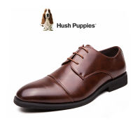 Hush Puppies รองเท้าผู้ชาย รุ่น สีดำ รองเท้าหนังแท้ รองเท้าทางการ รองเท้าแบบสวม รองเท้าแต่งงาน รองเท้าหนังผู้ชาย