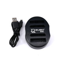 ที่ชาร์จแบตเตอรี่กล้องแบบคู่ Dual USB Battery Charger รุ่น NB-4L/NB-5L FOR CANON IXUS 990 980 860 970 230 30 40 70 75 80 110 120 130 220 IS HS SX200 SX230 HS