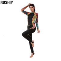 ZZOOI Hisea Jumpsuit Hooded Dive Skins Full Body Rash Guards Lycra Fabric Surfing Suit  long sleeved diving clothes Surfing Wetsuit