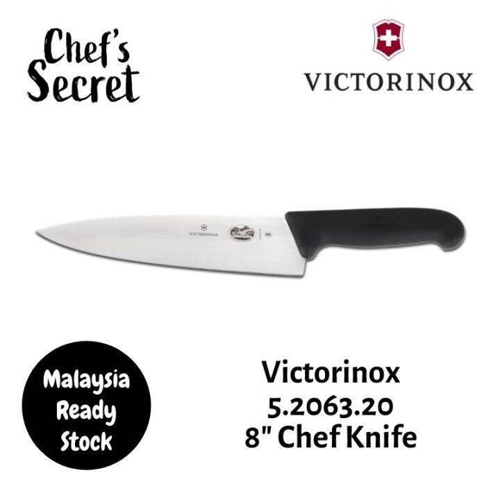 Victorinox Kitchen Knife 5.2063.20 8" Chef Knife Fibrox Handle [100