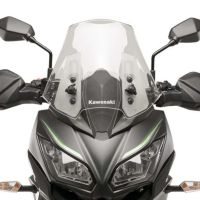 กระจกหน้ารถยนต์สำหรับ KAWASAKI VERSYS 650 1000 2016-2021กระจกบังลมแผ่นเบนทางลมอุปกรณ์เสริมมอเตอร์ไซค์