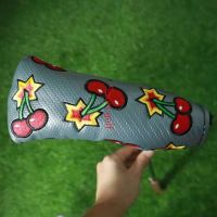 Cherried Embroidery Golf Club Blade Putter Headcover Verclo Closed Master All Kind Of Golf Blade Putter Head Protect Cover