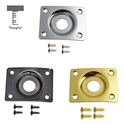 ：《》{“】= 3Pcs Universal Electric Guitar Jack Bass Output Socket Plate Rectangle