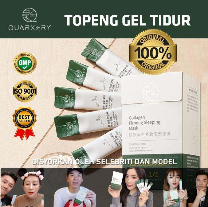 QUARXERY Topeng Gel Tidur Original Collagen Sleeping Mask AntiAging