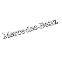 ป้ายสัญลักษณ์ Mercedes Benz Original ของแท้ โลโก้ตัวอักษร สีเงิน เบนซ์ Rear Trunk Side Emblem Sticker Badge For Mercedes C E S GLK (0661)