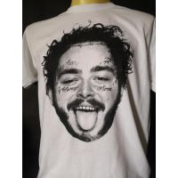 เสื้อวงนำเข้า Post Malone Psycho Billie Eilish Rap Hiphop R&amp;B Trap Pop Rock Gildan T-shirt