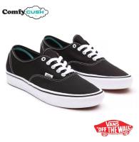 [ลิขสิทธิ์แท้] VANS Comfycush Authentic (Lite) Black/White รองเท้า แวนส์ แท้ แบบเบา ได้ทั้งชายหญิง