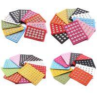 【CW】 Multiple Styles Jewelry Display Board 1PCS 18mm Buttons pu Leather Holder