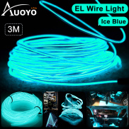 Auoyo 3 Meter LED Light Strip El Wire String Strip Light Cold Lights