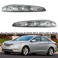 สัญญาณไฟเลี้ยวสำหรับกระจกมองหลังรถยนต์สำหรับ Hyundai Sonata 8 2010 2011-2014ตัวขยายสัญญาณการกะพริบชุดสัญญาณไฟ LED อัตโนมัติไฟสัญญาณเลี้ยวแสงไฟและไฟฟ้า