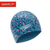 【พร้อมส่ง】Spe edo Swimming Hat Fashion and Sexy Printed Environmentally Friendly Material Hair Protection Swimming Hat for Men and Women