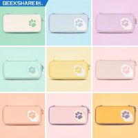 GeekShare Nintendo Switch Storage Bag Cute Cat Claw CP Hard Portable Bags For Switch Lite And OLED Card Box For NS Game Console Cases Covers