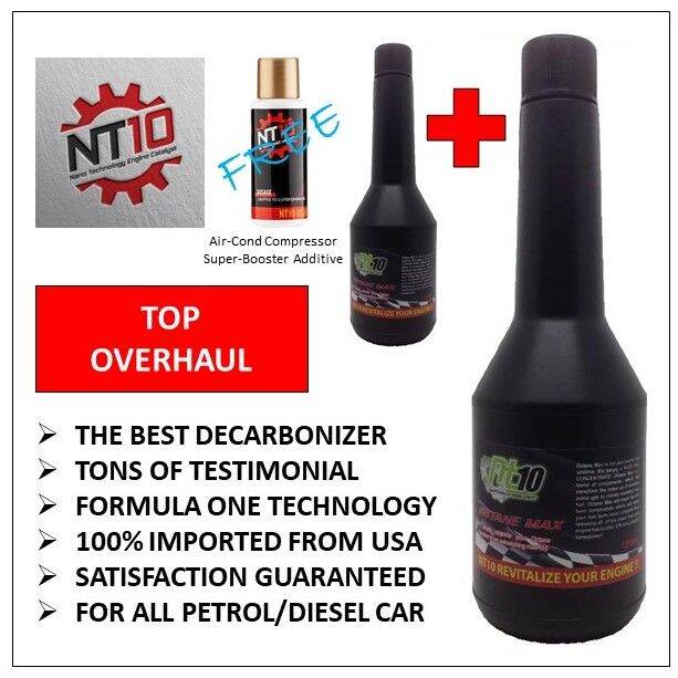 NT10 OCTANE MAX (OM) 100ml【2 Bottles】Passenger Car Decarbonizer