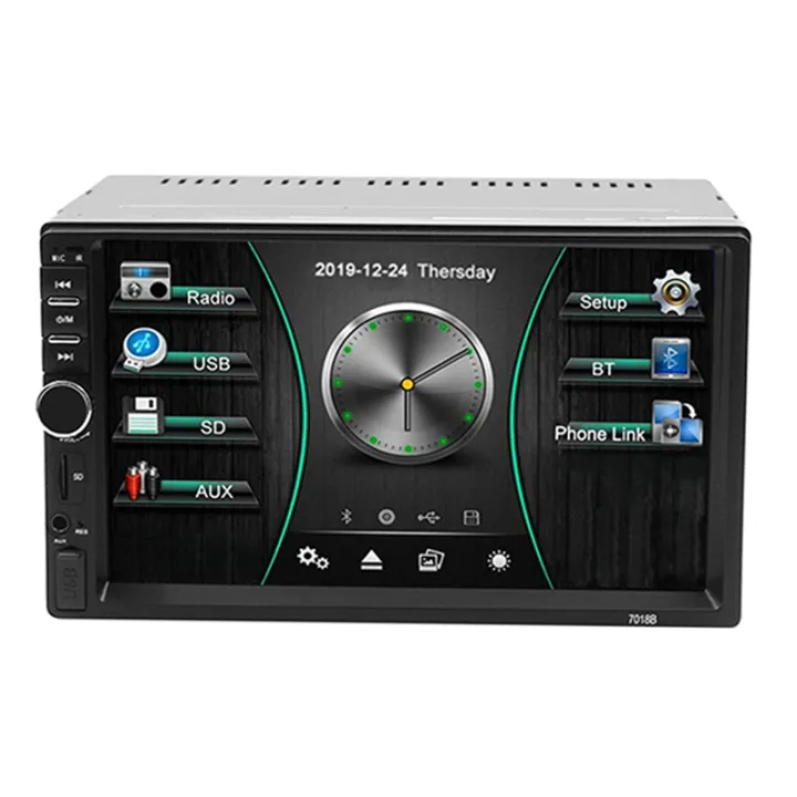 2 Din Car Radio 7 Inch Touch Screen Stereo Receiver Screen Stereo