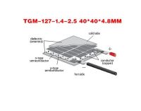 Tgm-127-1.4-2.5โมดูลการสร้างเทอร์โมอิเล็กทริกเทอร์โมอิเล็กทริกสำหรับอุตสาหกรรมขนาด40*40*4.8มม.