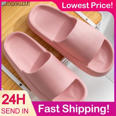 Thick Platform Bathroom Home Slippers Women Fashion Soft Sole EVA Indoor Sandals Woman 2023 Summer Slides Non-Slip Flip Flops