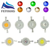 ❦∋ 10pcs 3W High Power 3.2V LED Beads Light Diode LED Chip SMD Warm White Red Green Blue Yellow For Downlight DIY Lamp Bulb