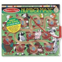 [ไม่มีชิ้นส่วนหลุดได้] รุ่น 2280 เกมลากแม่เหล็กตัวเลข Melissa &amp; Doug Magnetic Number Maze รีวิวดีใน USA อย่างดีผ่านมาตรฐาน ของเล่น มาลิซ่า 3 ขวบ