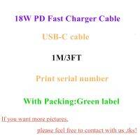 10pcs/lot 18W PD Charging Cable USB C For i11 Pro Max XR XS 7 8 Plus 1m/3ft Data Cable Type C Quick Charge USB-C kabel with box