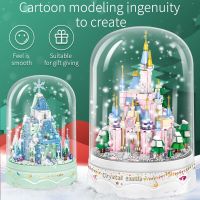 683Pcs City Architecture Cartoon Castle Series Music Box Building Blocks House Blocks Toys For Children Christmas Gifts