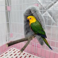 1Pc Cage Accessories Parrot Warm Cotton Nest Bird Tent Bird Hammock Wind Shelter Corner Shelter Winter Nest