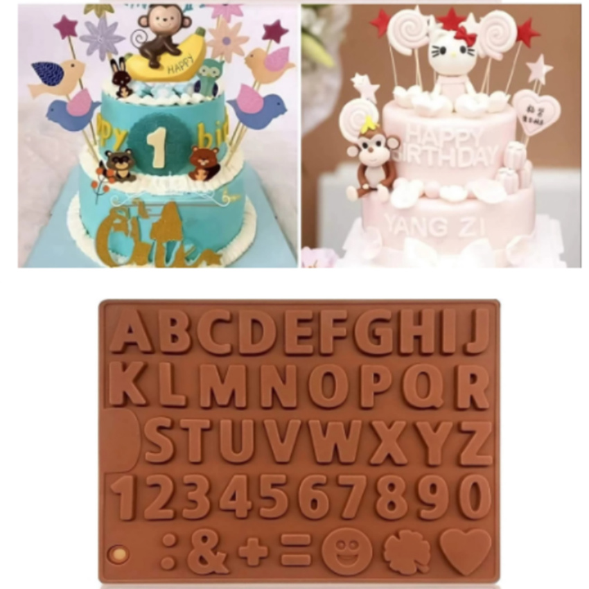 Happy Birthday Candy Chocolate Baking Tools Molds DIY Kitchen Accessories 