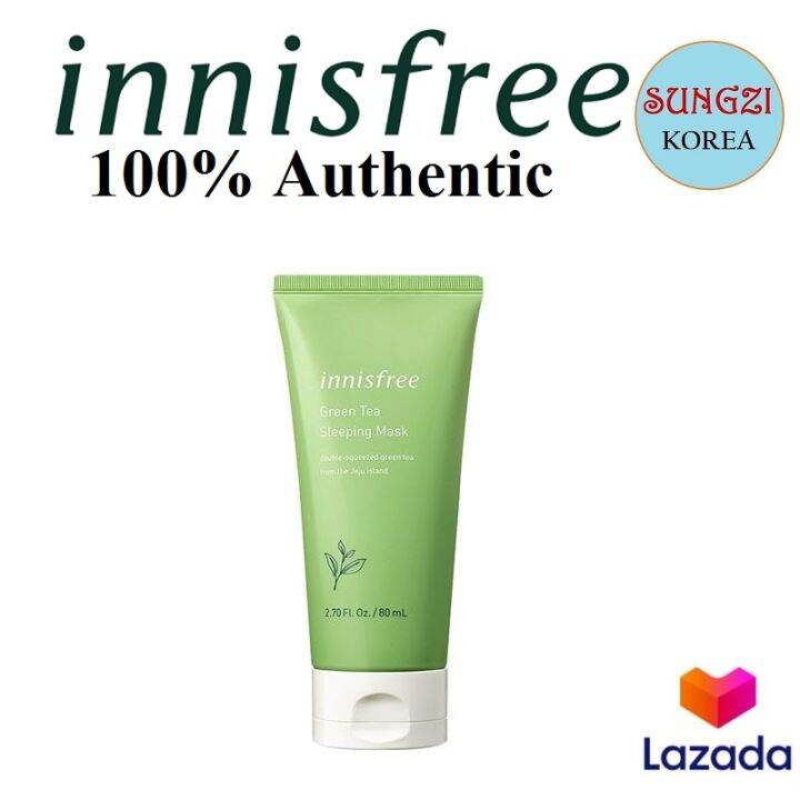 INNISFREE Green Tea Sleeping Mask 80ml Korean Cosmetics | Lazada PH