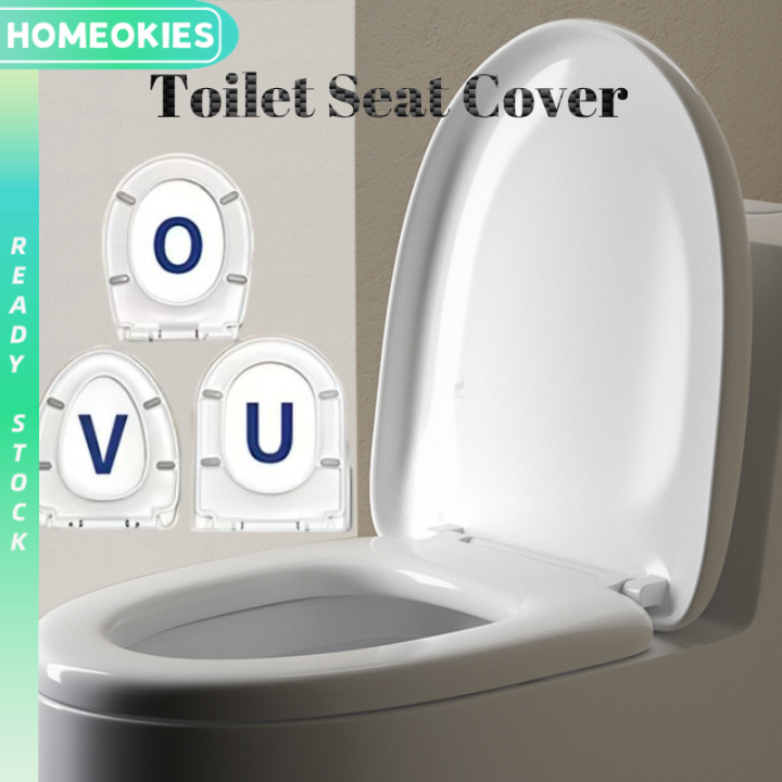 U/V/O Type Toilet Seat Cover Standard Size Universal Toilet Bowl Cover