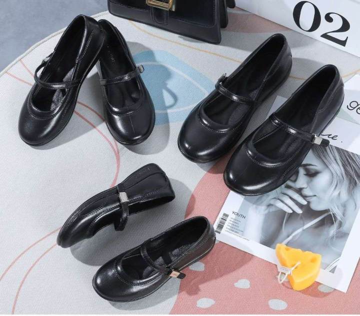 Plain Black Rubber Shoes for girls -551 | Lazada PH