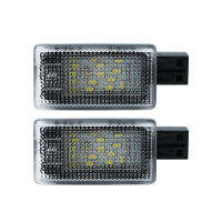 2Pcs For Volvo V40 V40CC V60 S60 S80 XC40 XC60 XC90 LED Courtesy Luggage Trunk Boot Light Footwell Welcome Door Lamp Canbus