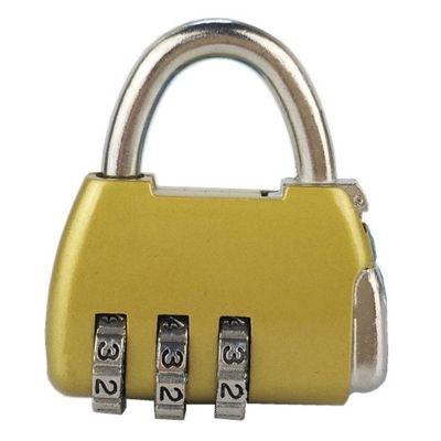 ตัวล็อคกระเป๋าอัลลอยสังกะสีสำหรับกระเป๋าเดินทางกุญแจ3กุญแจล็อครหัสตัวเลขสำหรับงานหนัก