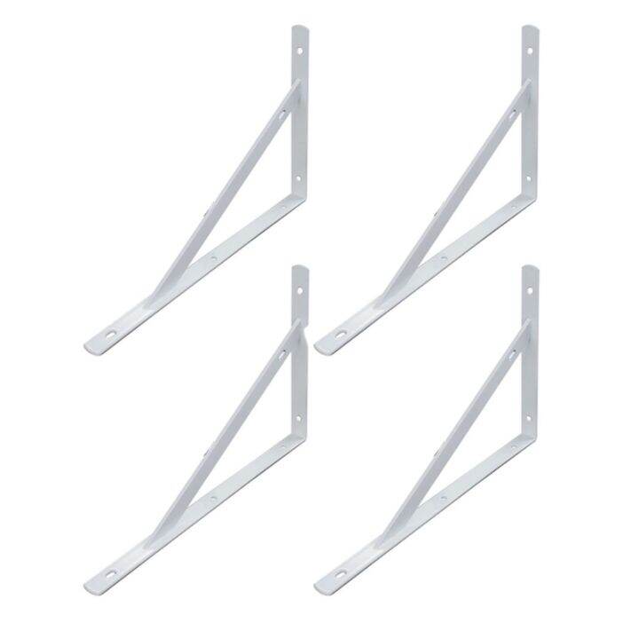 4 Pcs Wall Mounted Float Shelf Brackets Heavy Duty Metal Shelf Bracket