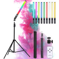 RGB Light Stick Wand With Tripod Stand Party Colorful LED Lamp Fill Light Handheld Flash Speedlight Photography Lighting Video