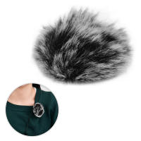 Clip-On Lavalier Microphone Windscreen Furry Windshield Mic Muff เข้ากันได้กับ Boya M1และไมโครโฟนปกส่วนใหญ่